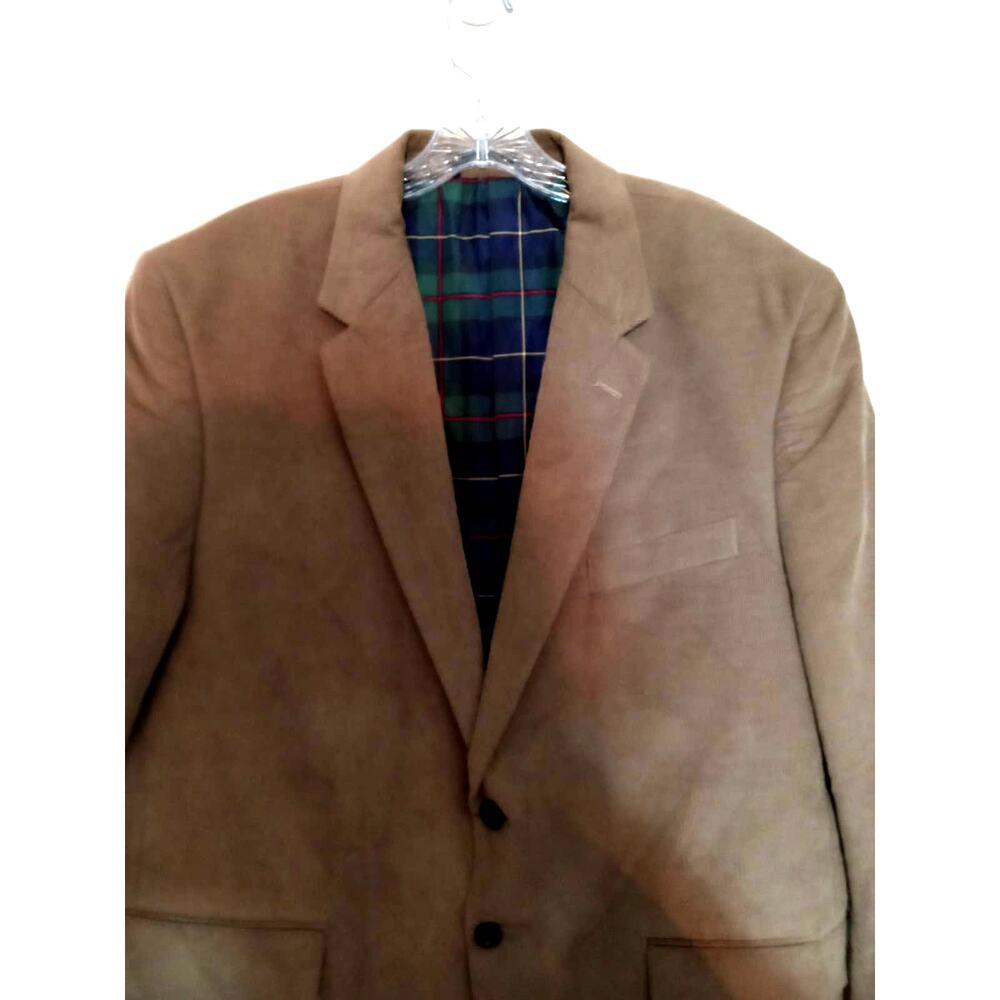 U.S. Polo Assn. Two Button Cotton Brown Corduroy Elbow Patch Blazer 46